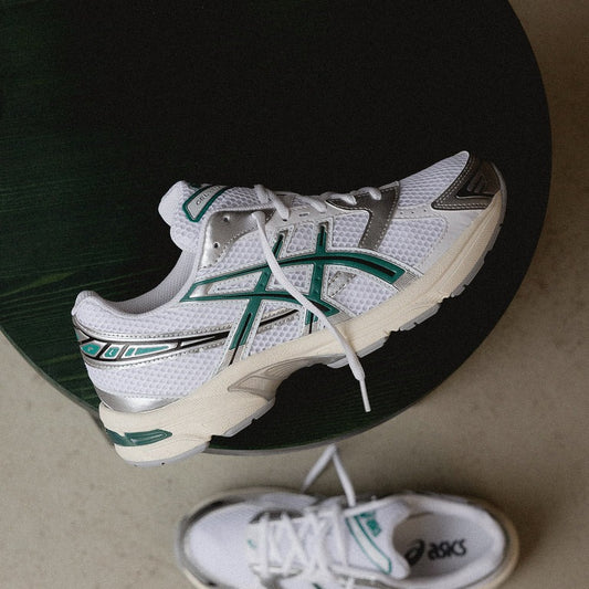 Zapatillas Asics Gel-1130 Blanco Crema Verde