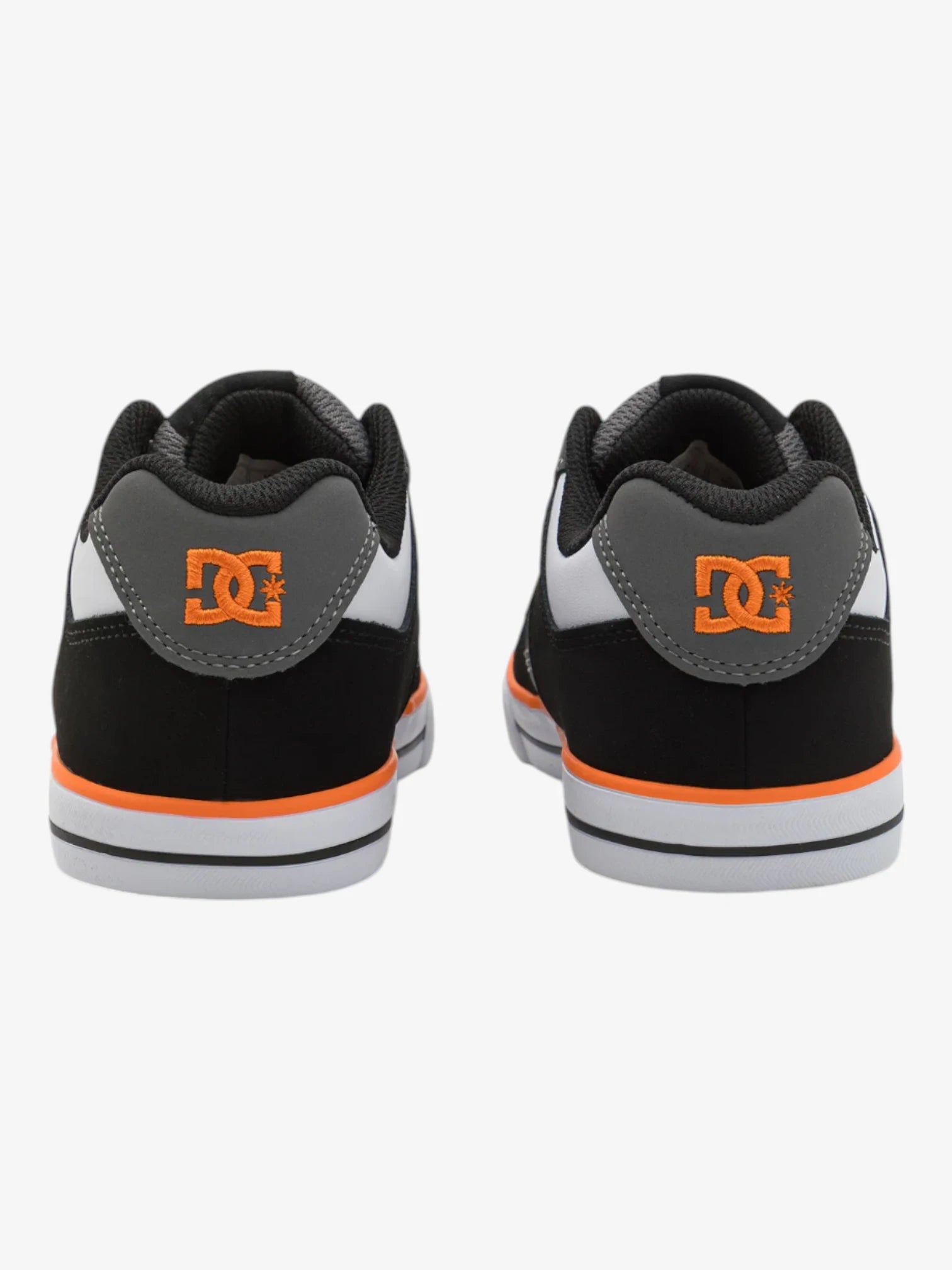 Zapatillas DC Niño Pure Elastic Negro Blanco Naranja - Indy