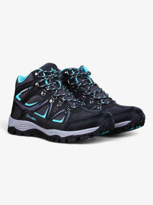 Botas Alaska Jade Waterproof Trekking Mujer Gris Verde