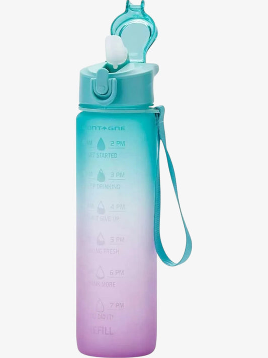 Botella De Hidratacion Montagne 1 L Verde Purpura