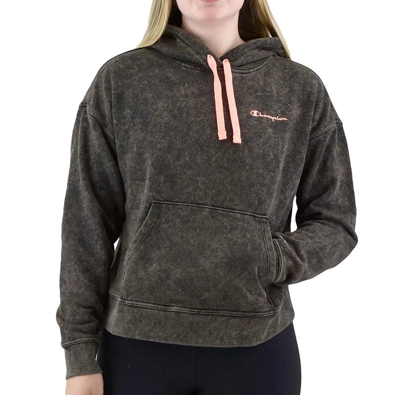 Buzo Champion Acid Wash Mujer Negro