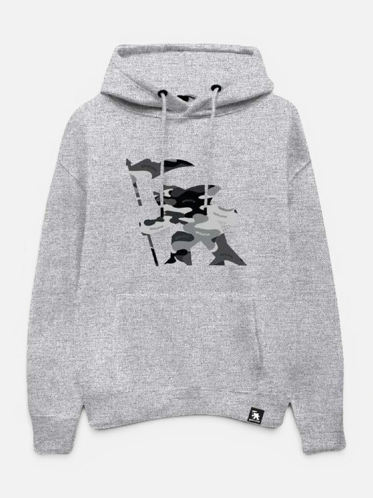 Buzo Gotcha Fishman Gris Melange