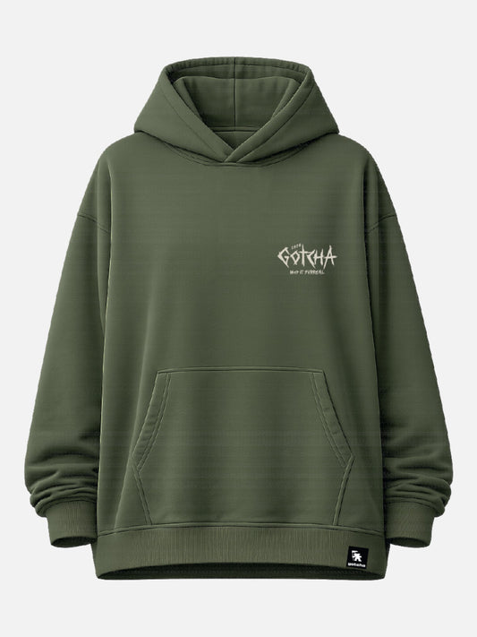 Buzo Gotcha Rebel Oversize Verde Militar