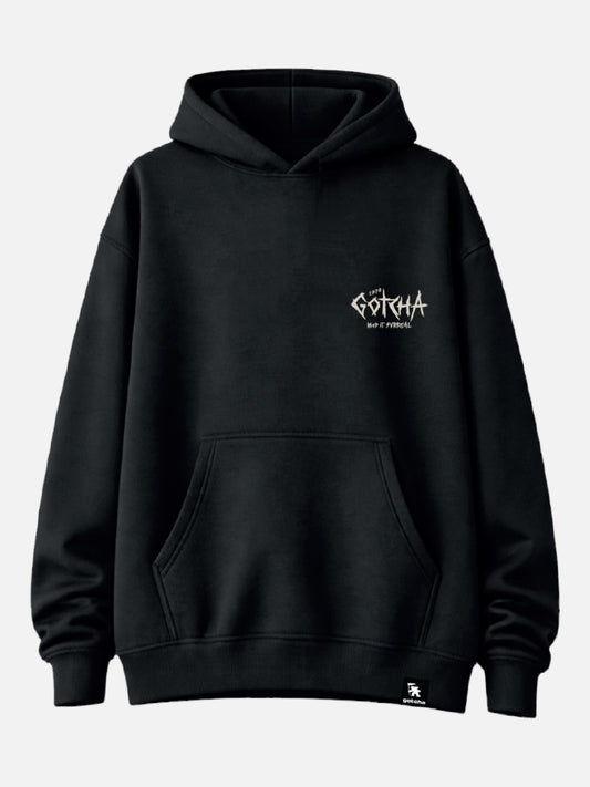 Buzo Gotcha Rebel Oversize Negro