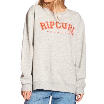 Buzo Rip Curl Crew Htg Varsity Girl Rustic Gris - Indy