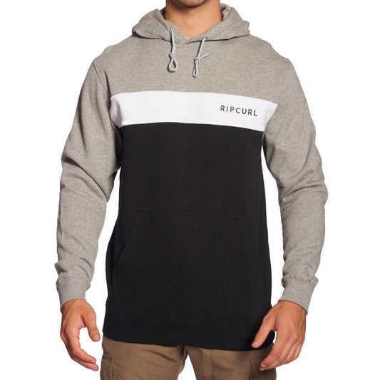 Buzo Rip Curl Fe Hood Undertow Pill Negro Gris - Indy