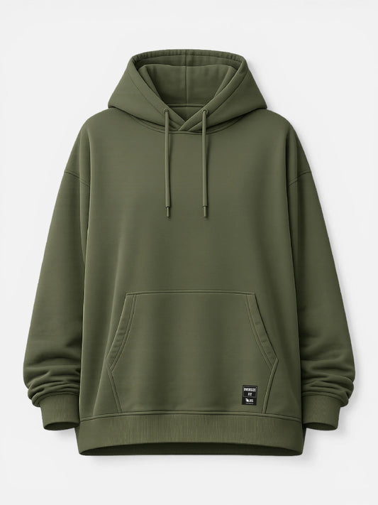 Buzo Gotcha Solid Oversize Verde Militar