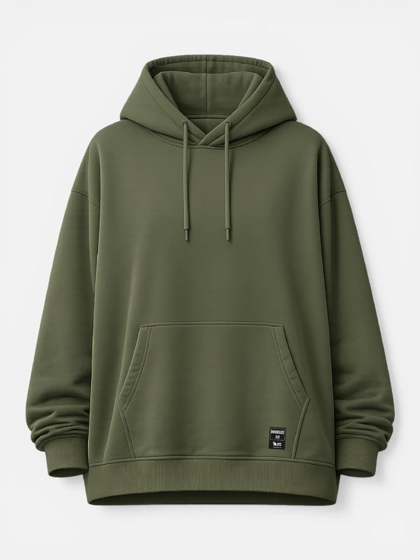 Buzo Gotcha Solid Oversize Verde Militar