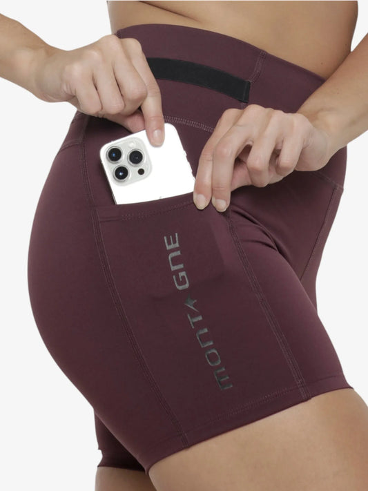 Calza Corta Montagne Kendra Mujer Ciruela