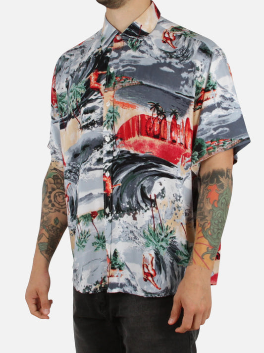 Camisa Gotcha Surfing Azul