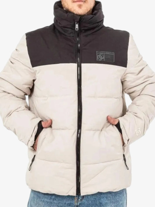 Campera Dc Concave Crema Negro