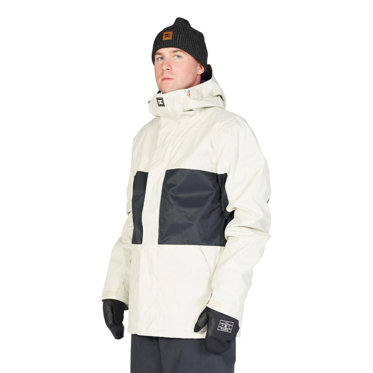 Campera Dc Snow Defy Beige Negro - Indy