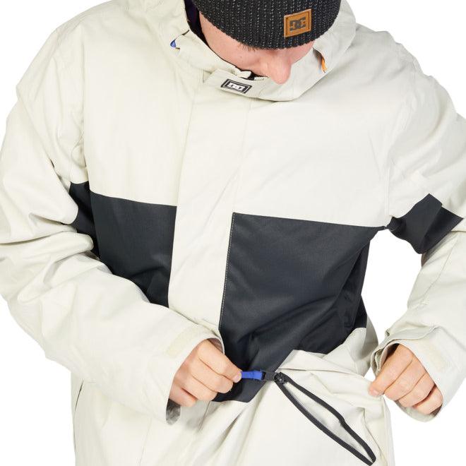 Campera Dc Snow Defy Beige Negro - Indy