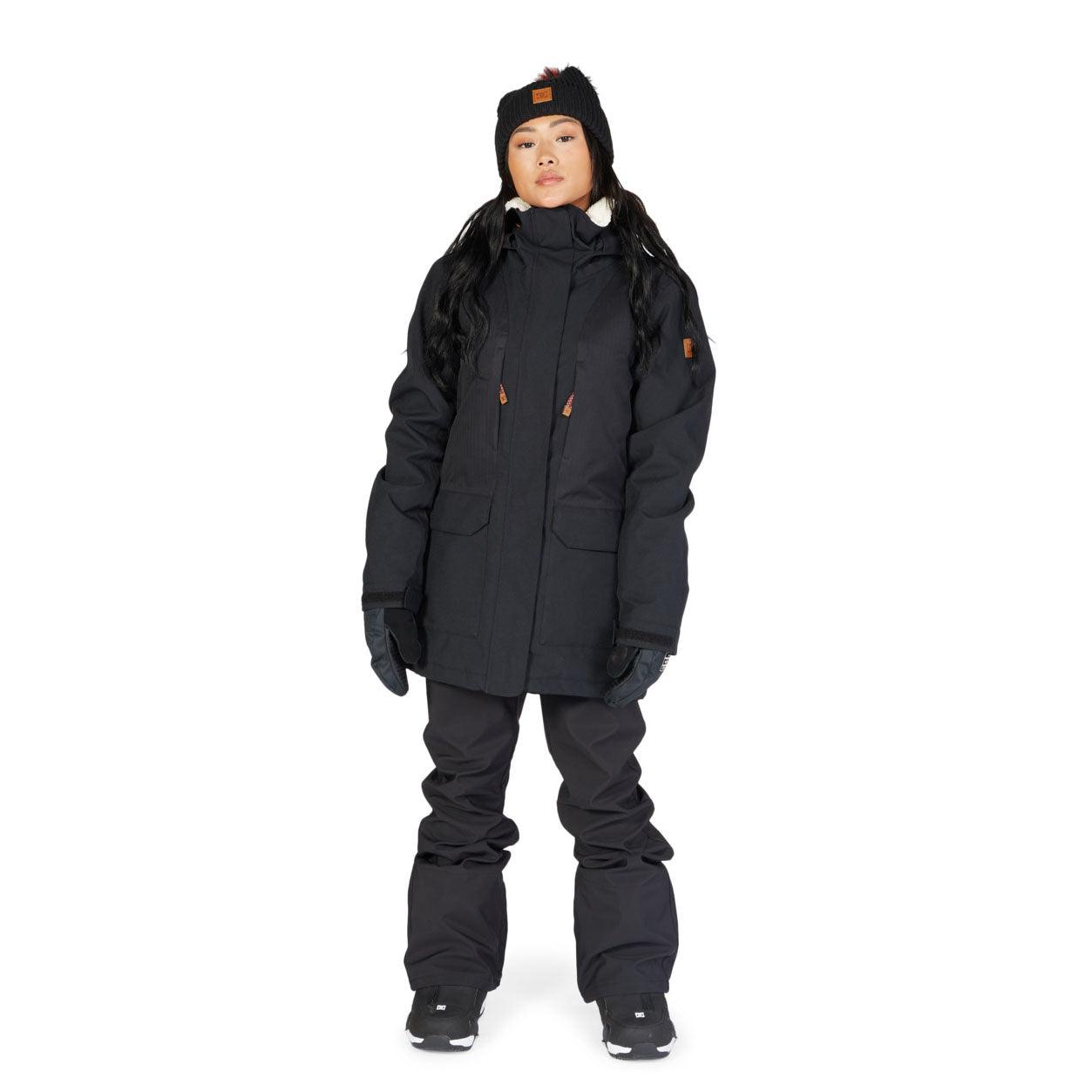 Campera Dc Snow Panoramic Parka Girl Negro - Indy