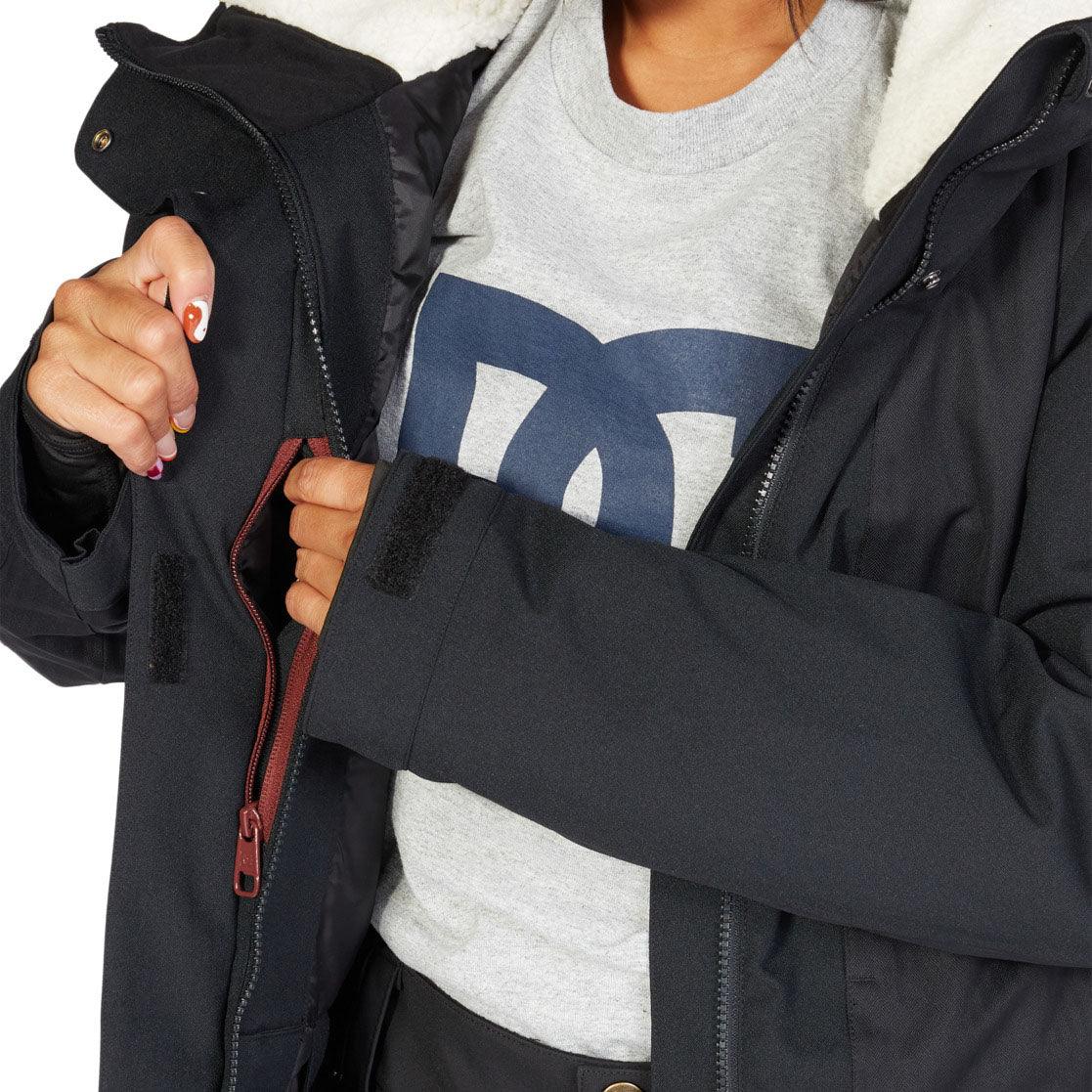 Campera Dc Snow Panoramic Parka Girl Negro - Indy