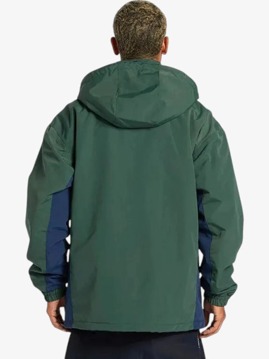 Campera Dc Snow Vista Verde Azul