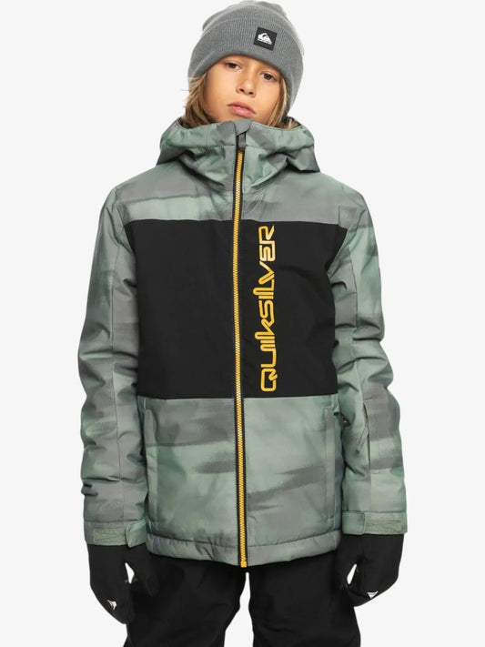 Campera Niño Snow Quiksilver Side Hit Niño Verde Amarillo
