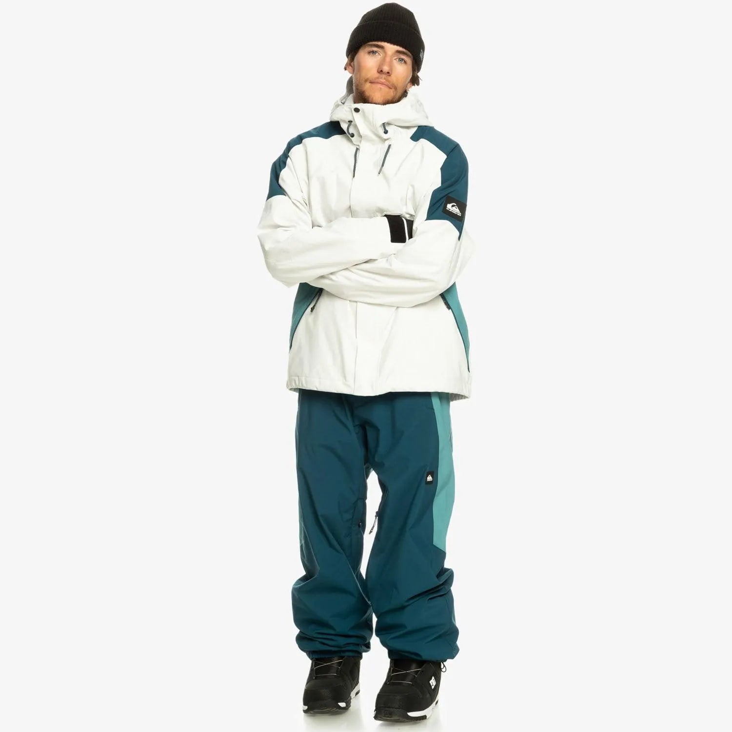 Campera Quiksilver Snow Radicalo Blanco Azul - Indy