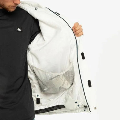 Campera Quiksilver Snow Radicalo Blanco Azul - Indy