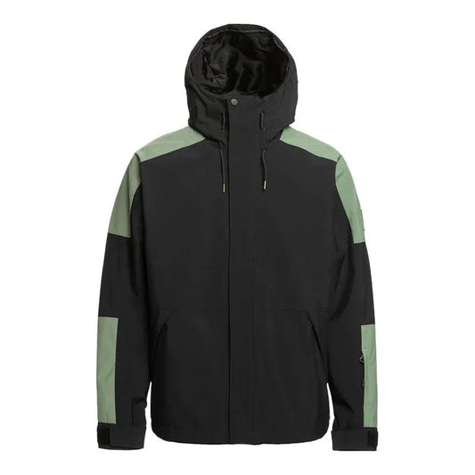 Campera Quiksilver Snow Radicalo Negro Verde - Indy