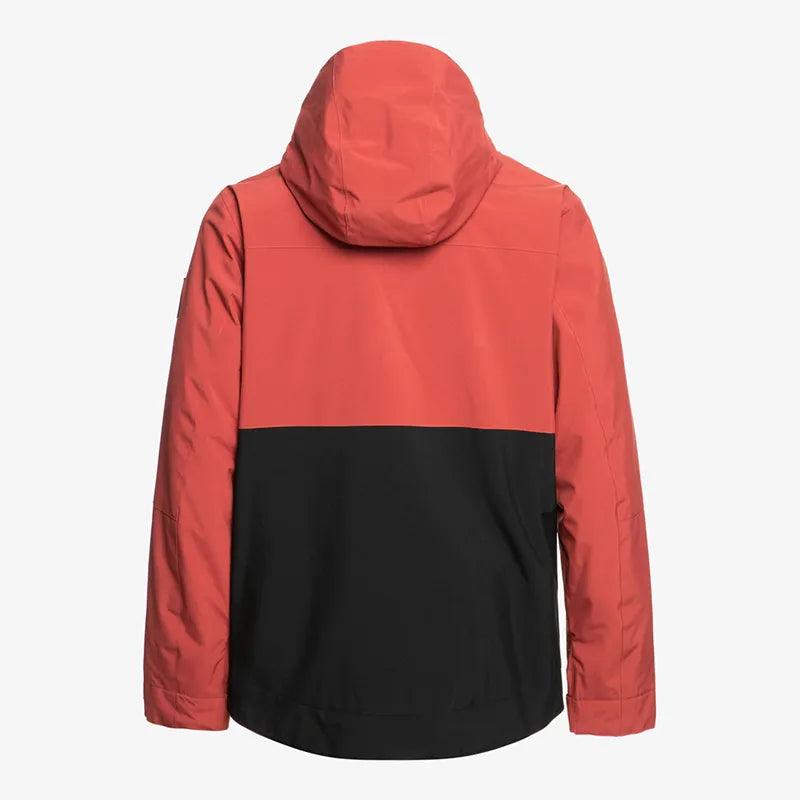 Campera Quiksilver Snow Sycamore Bordo Marron Negro - Indy