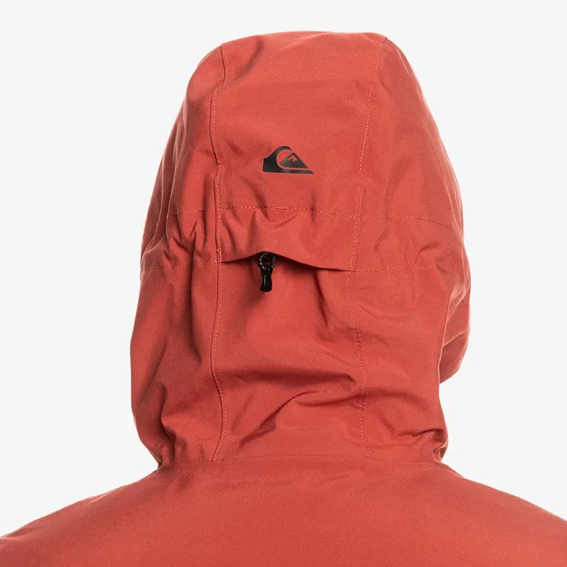 Campera Quiksilver Snow Sycamore Bordo Marron Negro - Indy