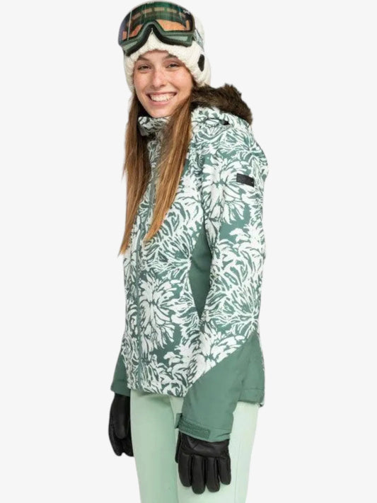 Campera Roxy Snow Jet Ski Premium Verde