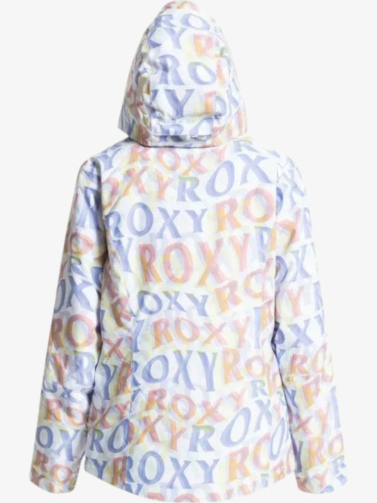 Campera Roxy Snow Jetty Niña Lila Pastel