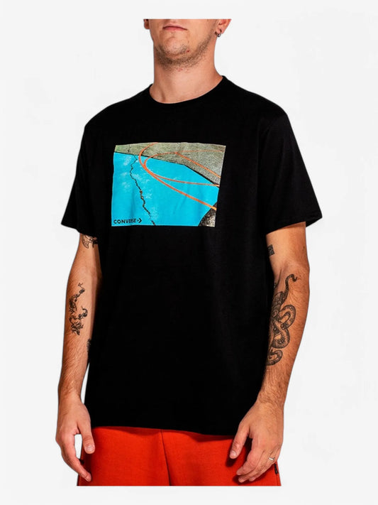 Remera Converse Cons Court Negro