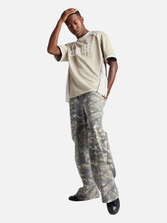 Remera Converse Soccer Jersey Beige