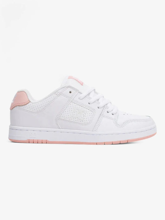 Zapatillas Dc Manteca 4 Mujer Blanco Rosa