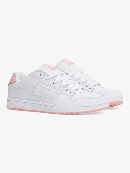 Zapatillas Dc Manteca 4 Mujer Blanco Rosa