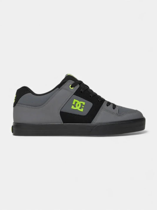 Zapatillas Dc Pure Gris Negro Verde