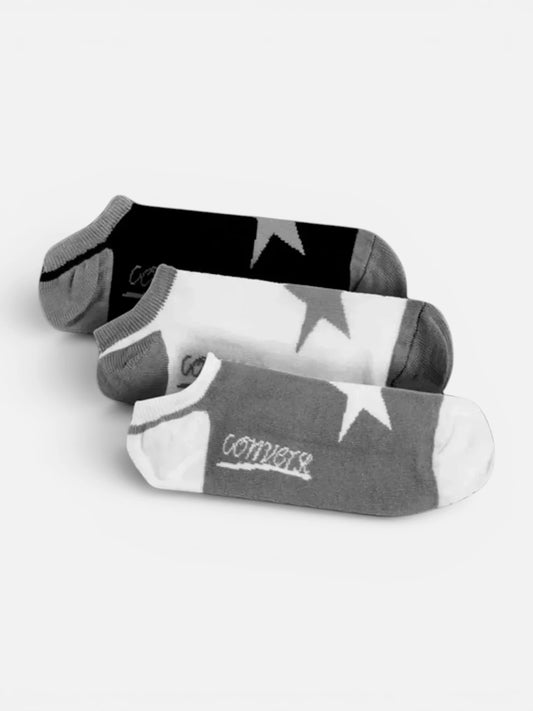 Medias Converse Chuck Taylor Tripack Socks Gri