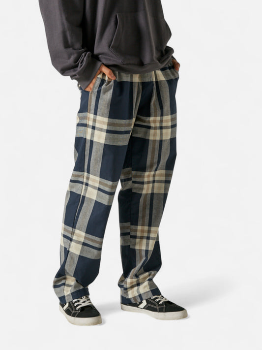 Pantalon Elepants 220 Poplin Gris Oscuro Azul