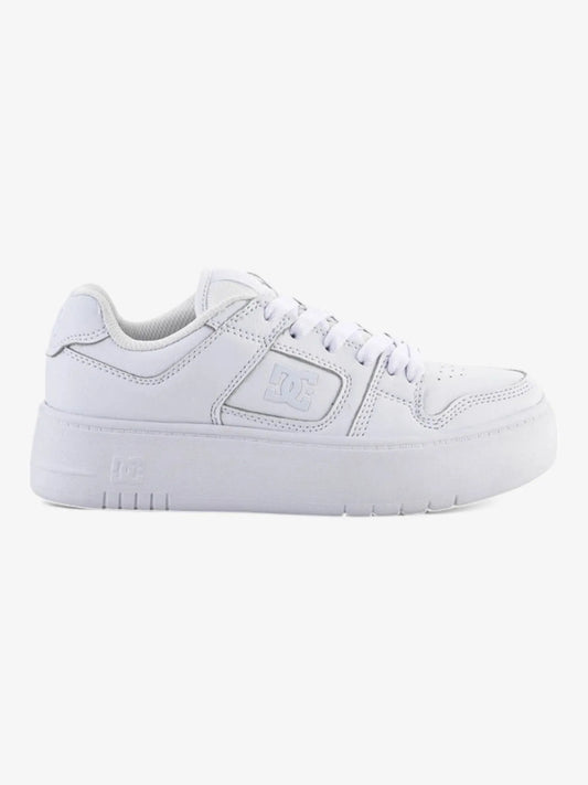 Zapatillas Dc Manteca 4 Platform Mujer Blanco