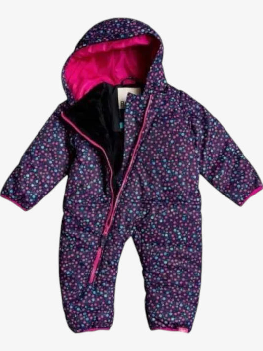 Enterito Roxy Snow Rose Azul Marino Print