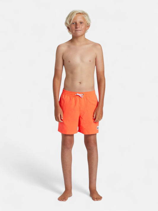 Malla Niño Quiksilver TB Volley Everyday Solid 14 Naranja