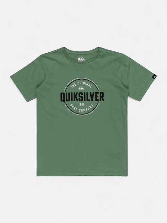 Remera Niño Quiksilver Circle Up Verde