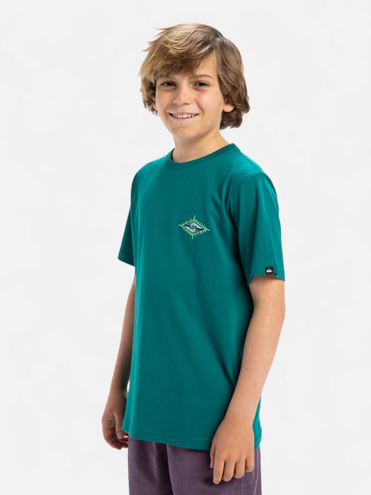 Remera Quiksilver Niño Ev Beach Blast Verde