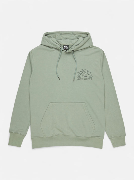 Buzo Quiksilver Graphic Mix Gris Verde