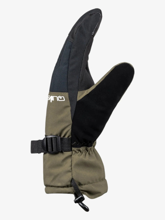 Guantes Snow Quiksilver Mission Negro Marron