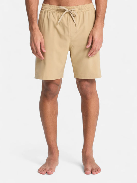 Malla Bermuda Quiksilver Taxer Amphibian 18 Beige