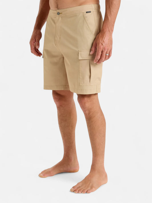 Malla Bermuda Quiksilver Half Jam Cargo Amphibian 19 Beige
