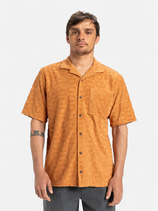 Camisa Quiksilver Pana Naranja