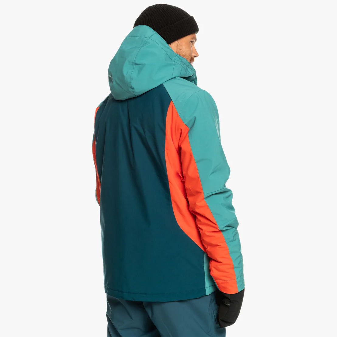 Campera Quiksilver Snow Mission Plus Azul Naranja - Indy