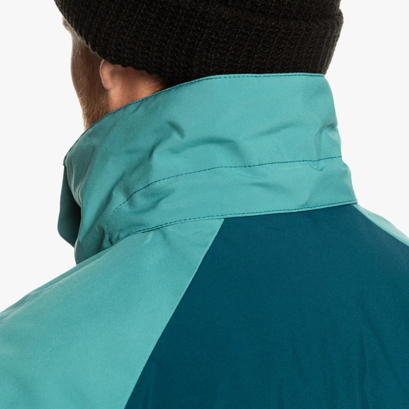 Campera Quiksilver Snow Mission Plus Azul Naranja - Indy