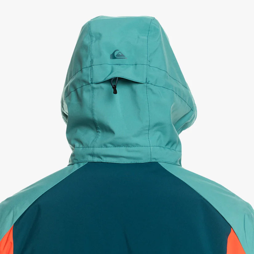Campera Quiksilver Snow Mission Plus Azul Naranja - Indy