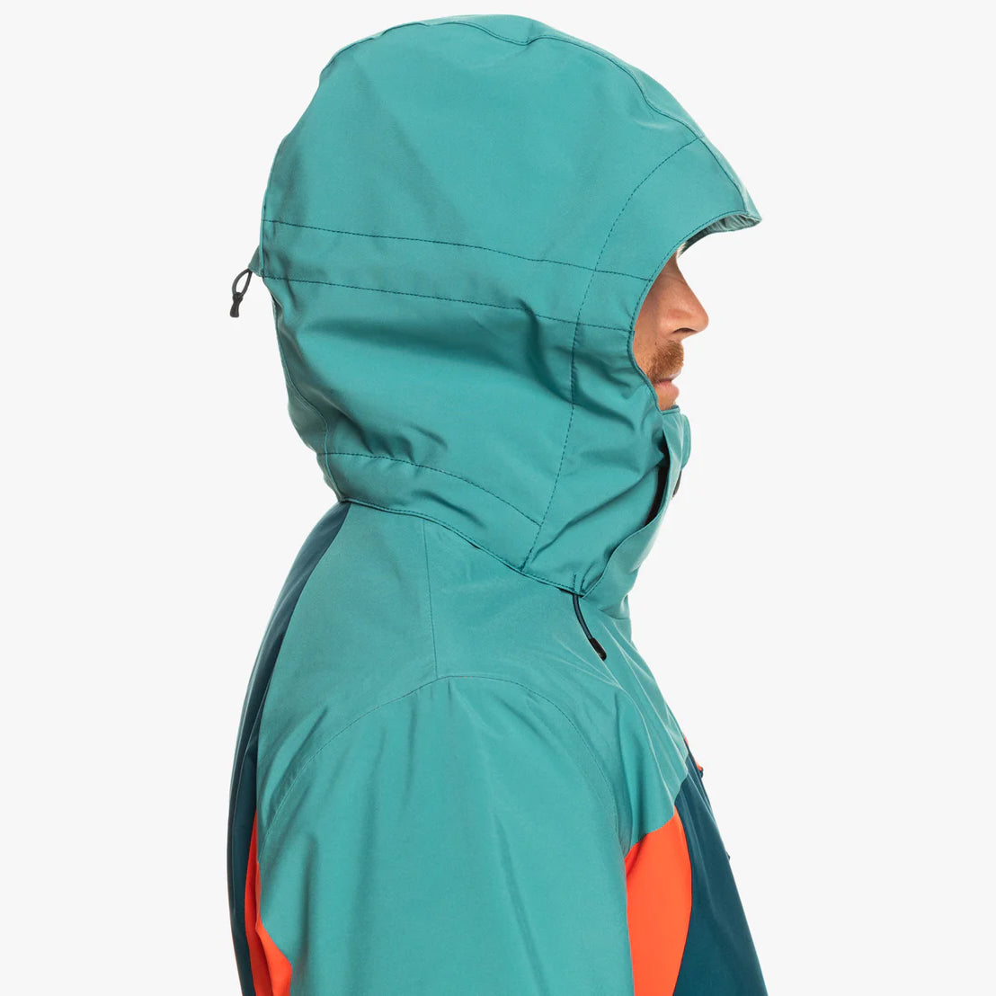 Campera Quiksilver Snow Mission Plus Azul Naranja - Indy