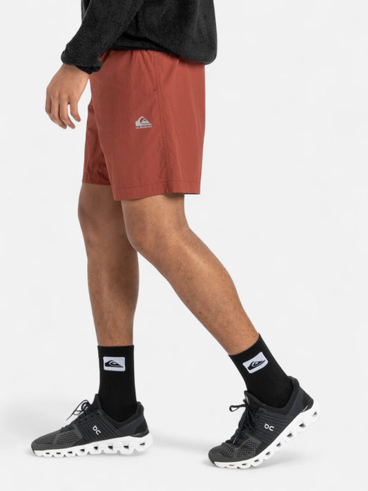 Short Quiksilver Fitness Volley Rip Bordo